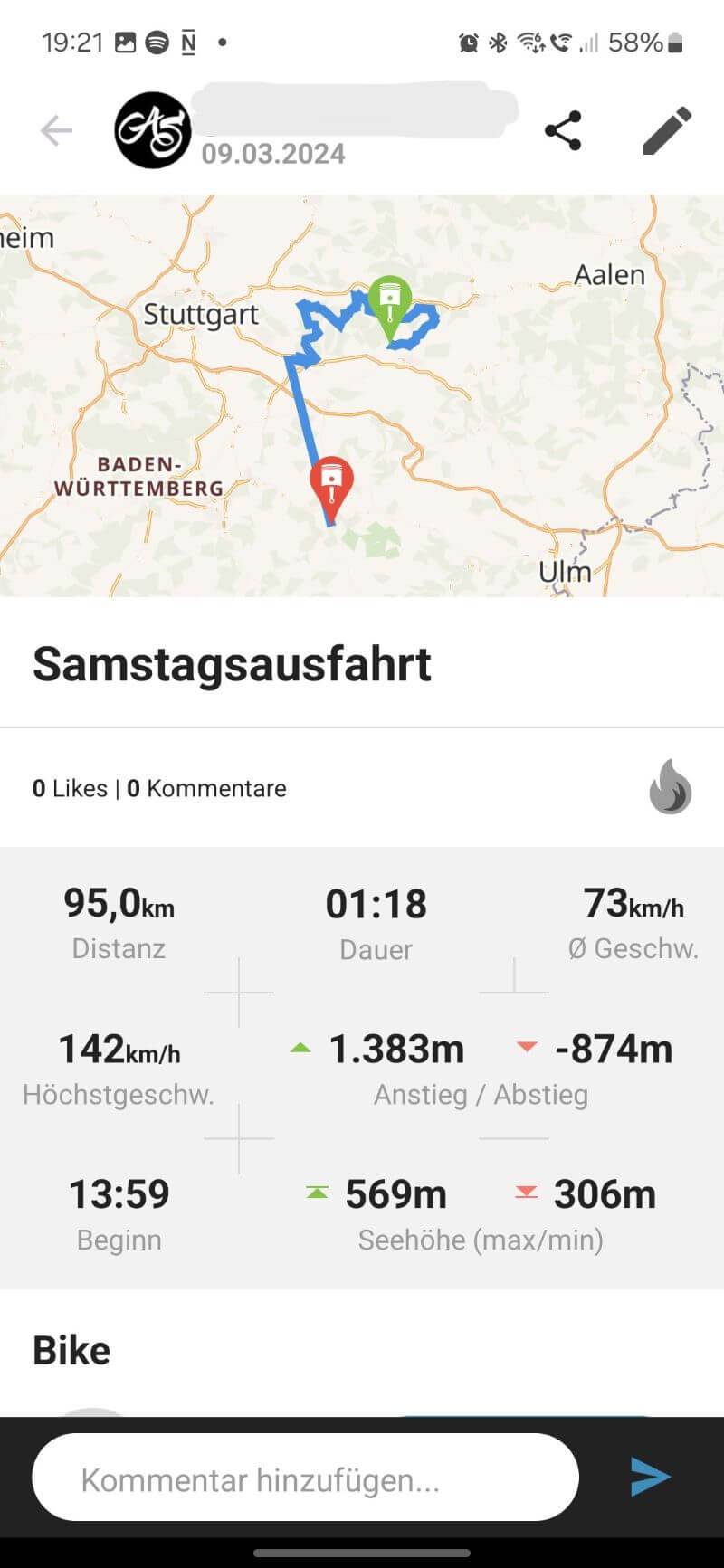 Riser Fahrtaufnahme MotoTrip24.de Riser Fahrtaufnahme MotoTrip24.de