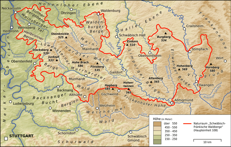 Schwaebisch Fraenkische Waldberge Schwäbisch-Fränkische_Waldberge