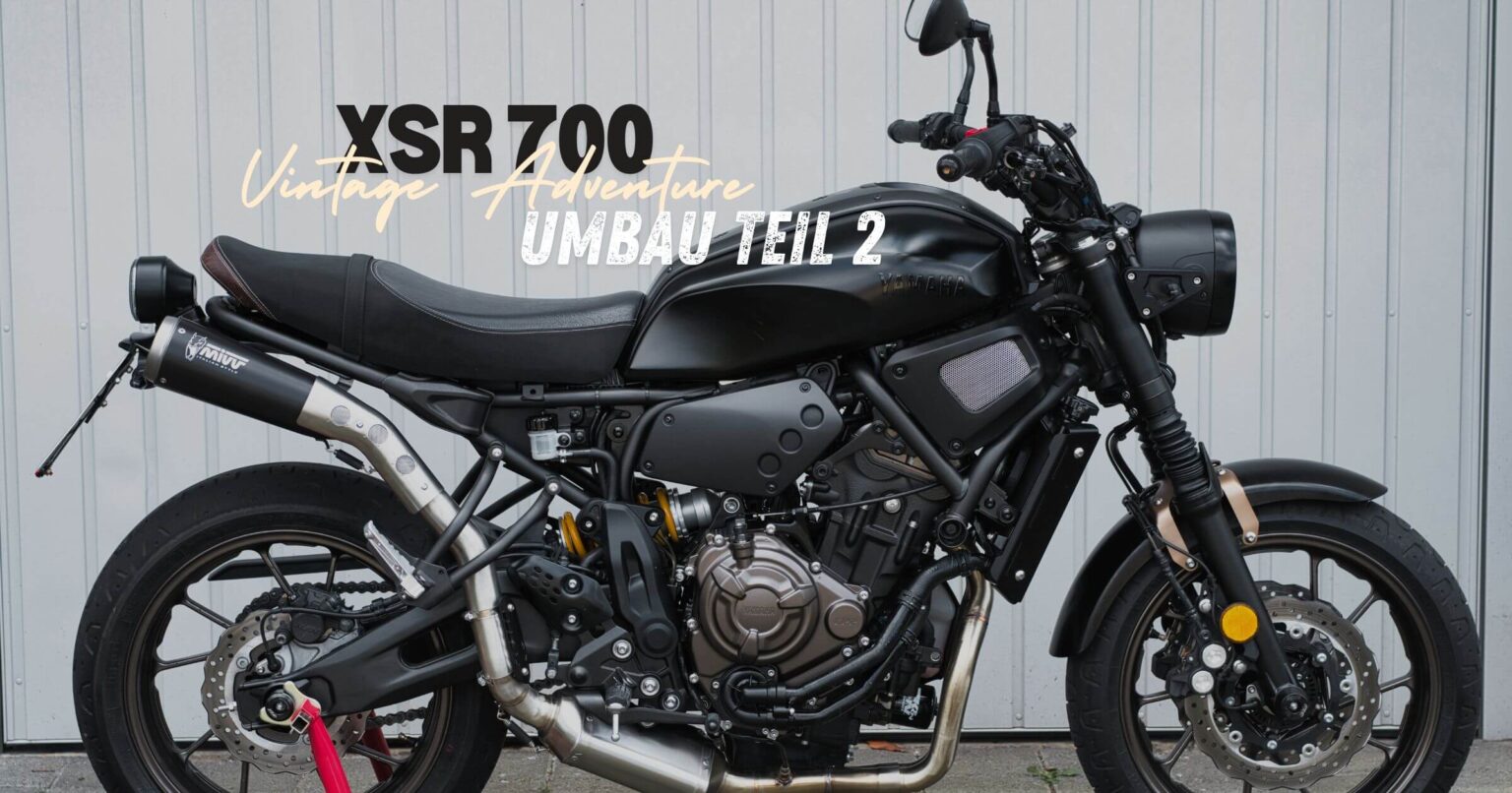XSR 700 Vintage Reise-Scrambler Projekt Teil 2