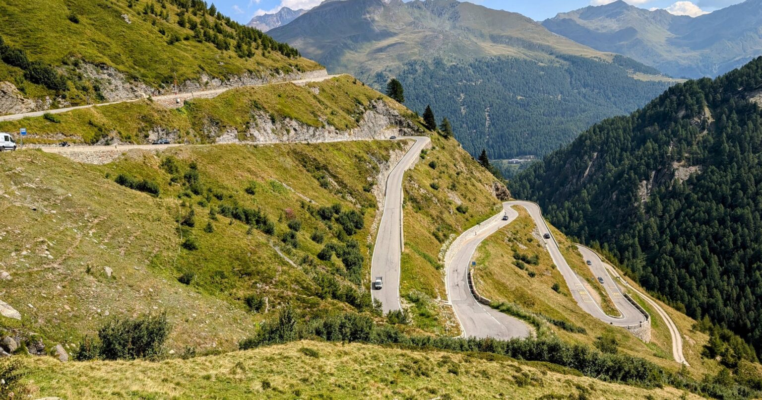 Anreise Suedtirol ueber Timmelsjoch und Jaufenpass