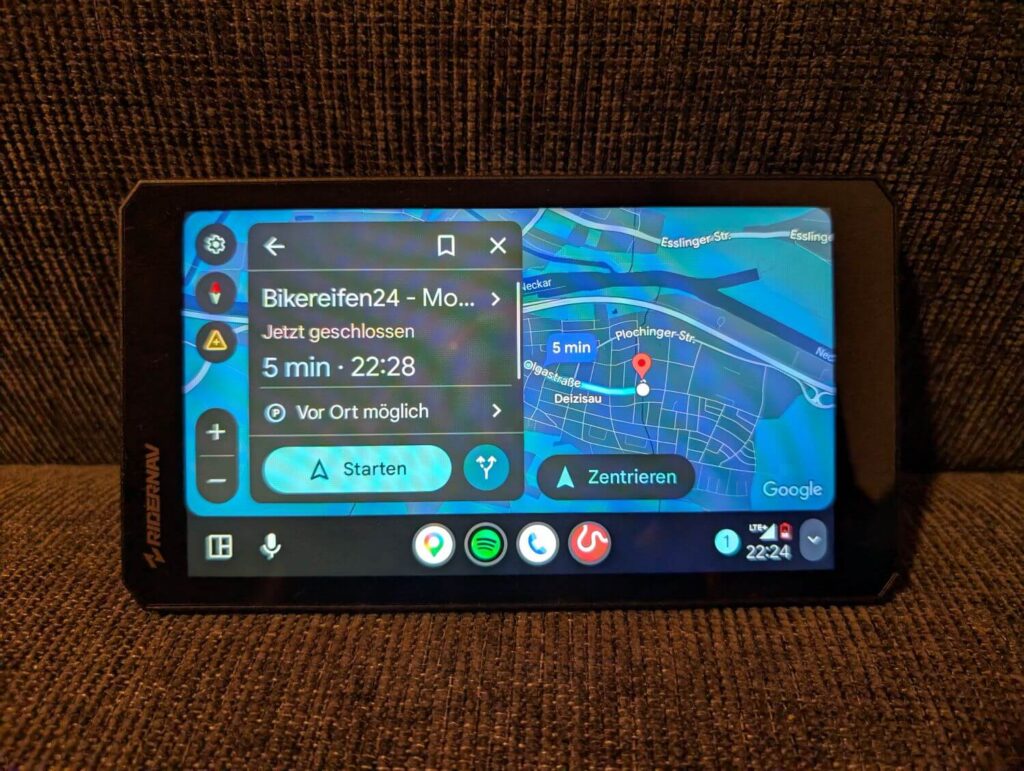 Ridernav R7X Android Auto