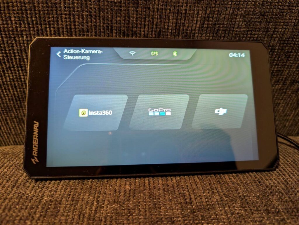 Ridernav R7X GoPro Verbindung