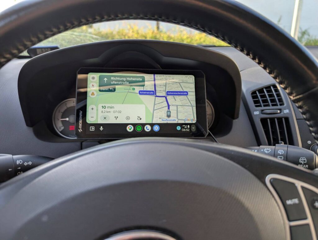 Ridernav R7X Google Maps